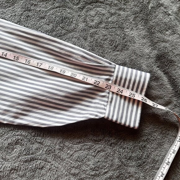 Tommy Bahama Button Down Dress Shirt Long Sleeve Striped Top Collared Men - Picture 8 of 16